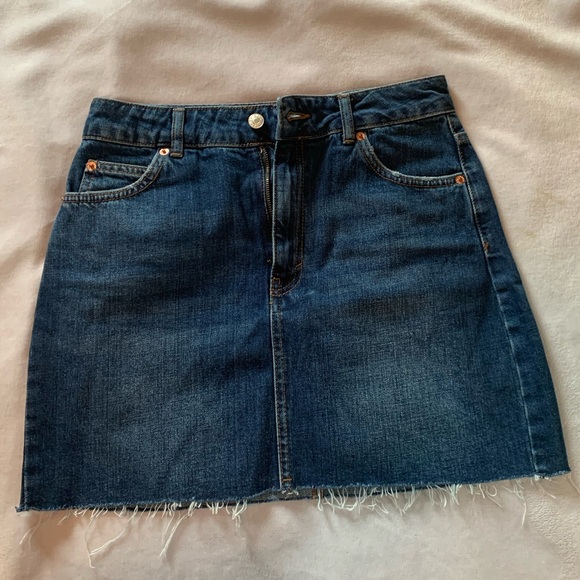 TOPSHOP MOTO DENIM SKIRT - Picture 7 of 7